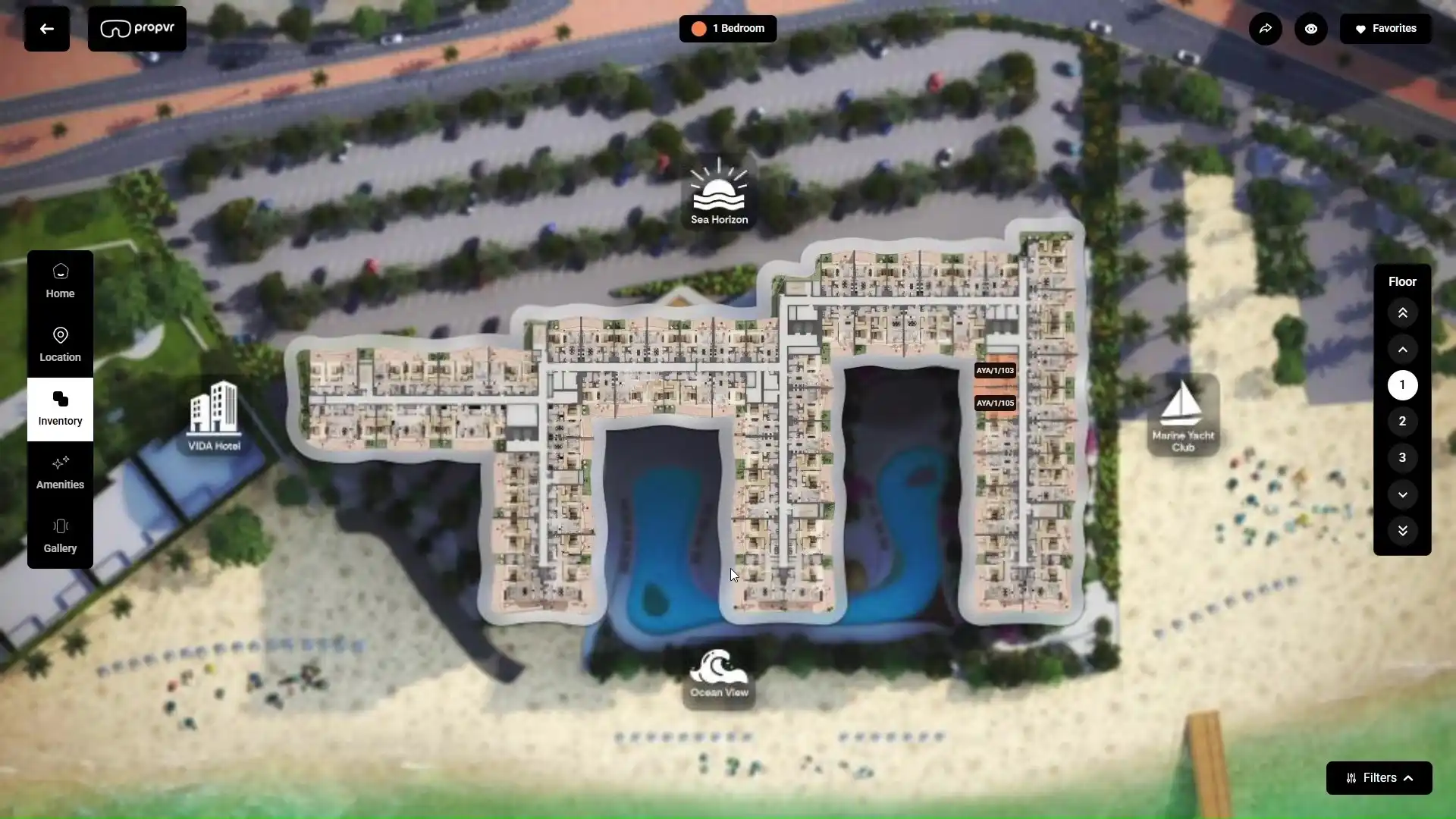 Access Real-Time Floor & Unit Plans